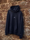 MIGVIE Embroidered Unisex Hoodie BLACK
